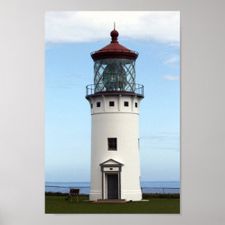 Kilauea Lighthouse on Kauai Poster
