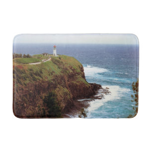 Kilauea Point Lighthouse, Kauai, Hawaii Bathroom Mat