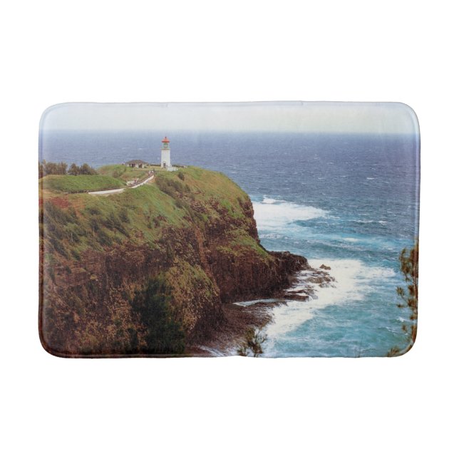 Kilauea Point Lighthouse, Kauai, Hawaii Bathroom Mat (Front)