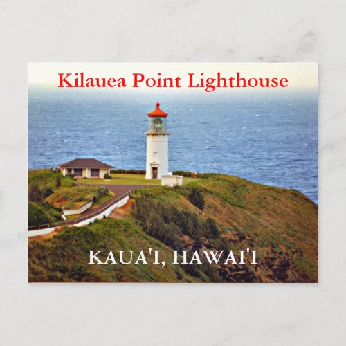 Kilauea Point Lighthouse Kauai Hawaii Postcard