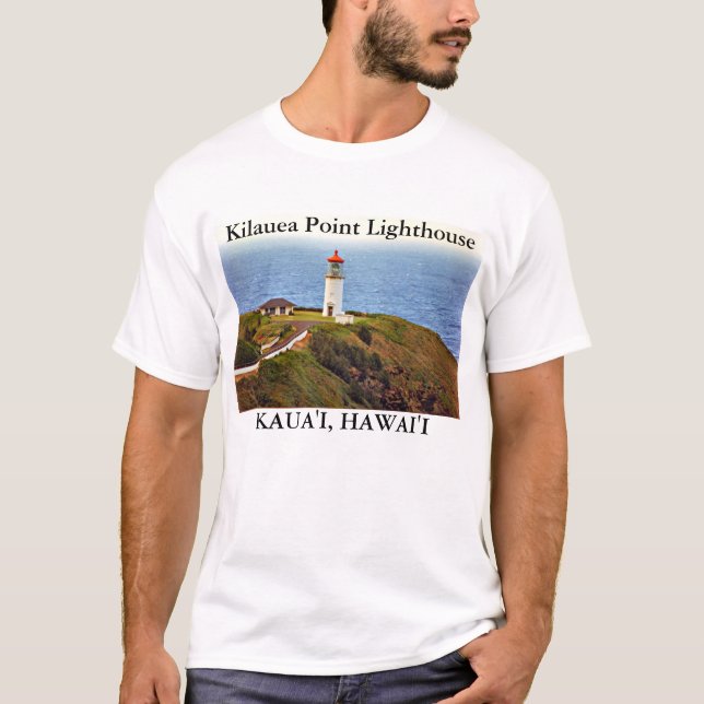 Kilauea Point Lighthouse, Kaua'i, Hawai'i T-Shirt (Front)
