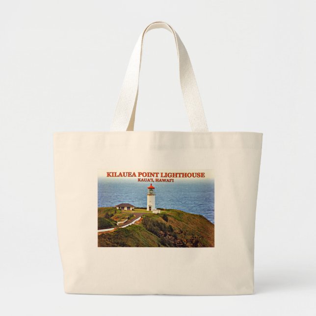 Kilauea Point Lighthouse, Kauai, Hawaii Tote Bag (Front)