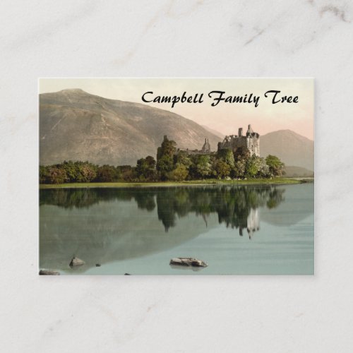 Kilchurn Castle Argyll and Bute Scotland Business Card