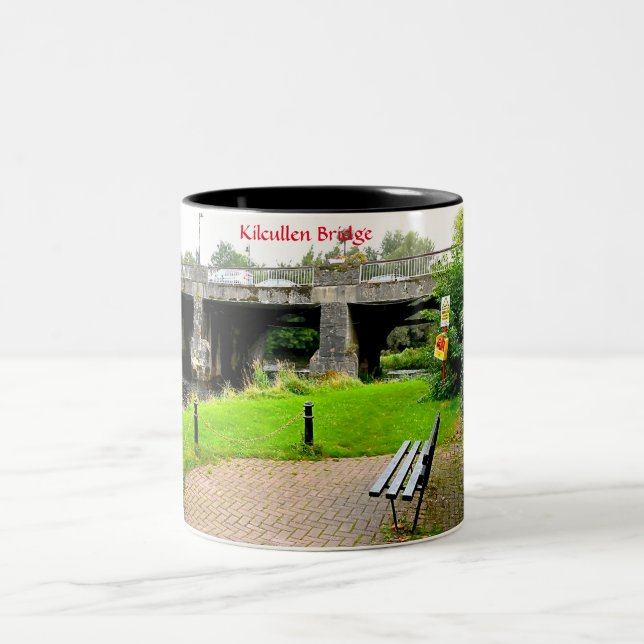 Kilcullen Bridge Kildare Two-Tone Coffee Mug (Center)