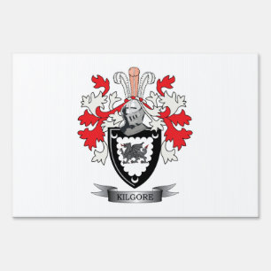 Kilgore Family Crest Coat of Arms Sign