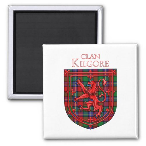 Kilgore Tartan Scottish Plaid Lion Rampant Magnet