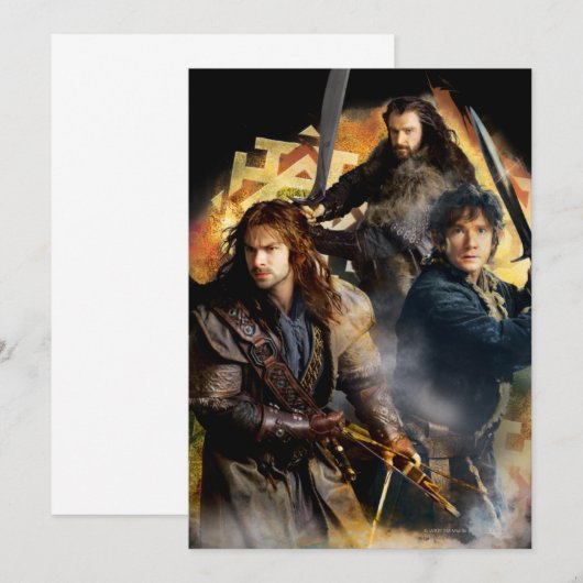 Kili, BILBO BAGGINS™, & THORIN OAKENSHIELD™ Art (Front/Back)