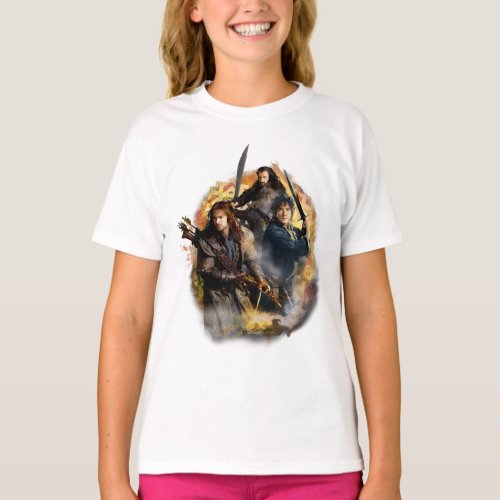 Kili BILBO BAGGINS  THORIN OAKENSHIELD Art T_Shirt