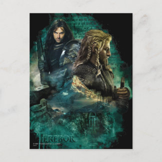 Kili & Fili Over Erebor Postcard