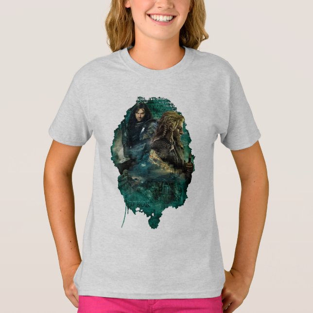 Kili & Fili Over Erebor T-Shirt (Front)