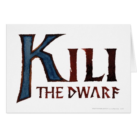 KILI THE DWARF™ Name Cards (Front Horizontal)
