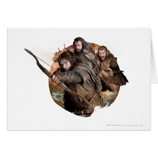 Kili, THORIN OAKENSHIELD™, and Fili Cards (Front Horizontal)