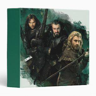 Kili, THORIN OAKENSHIELD™, & Fili Graphic 3 Ring Binder