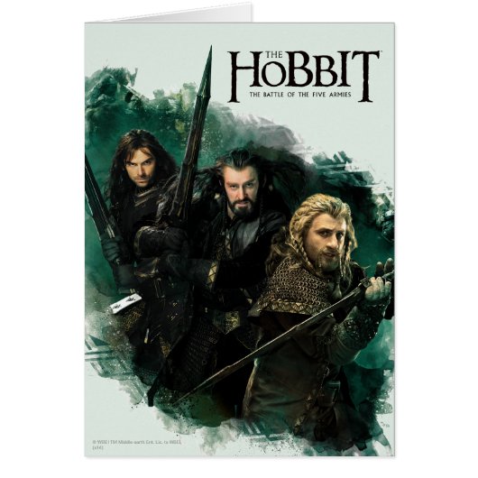 Kili, THORIN OAKENSHIELD™, & Fili Graphic Cards (Front)