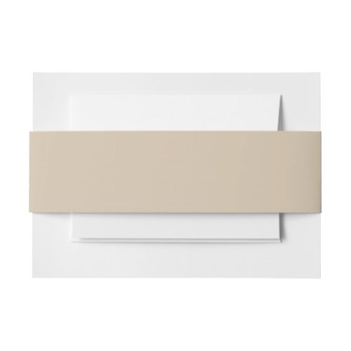 Kilim Beige Solid Color Invitation Belly Band