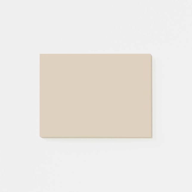 Kilim Beige Solid Color Post-it Notes (Front)