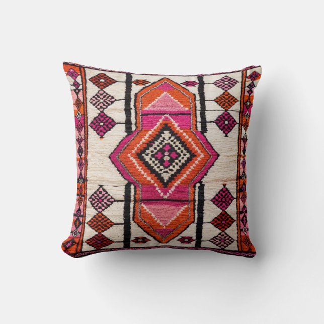 Kilim Pillows: Handcrafted Treasures for Your Home Throw Pillow (Front)