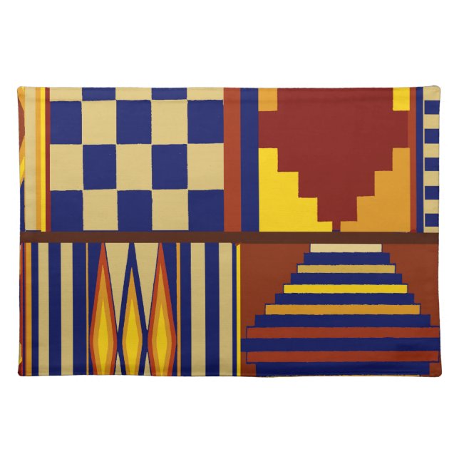 Kilim Prayer Rug design Cloth Placemat (Front)