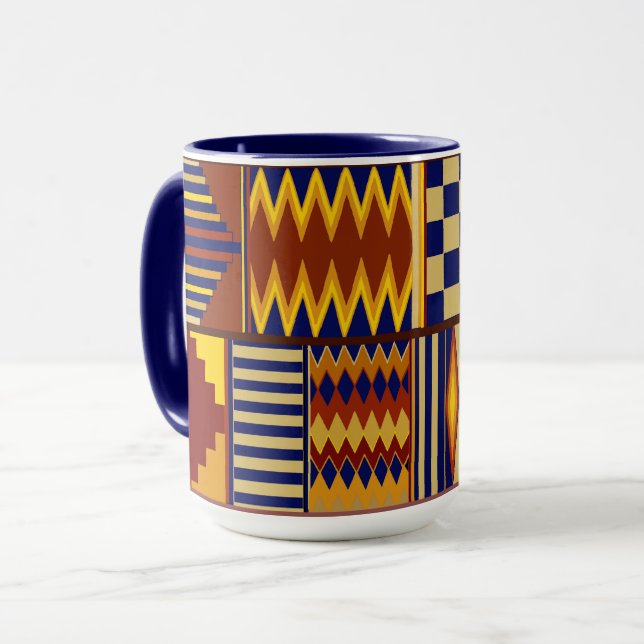Kilim Prayer Rug design Mug (Front Left)