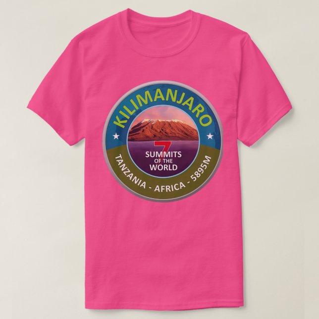 Kilimanjaro 7 summits collection T-Shirt (Design Front)