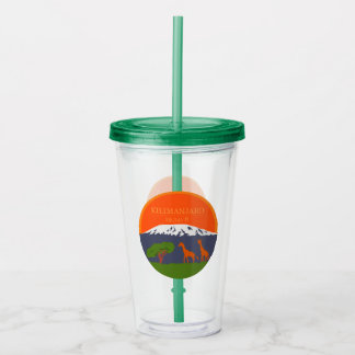 Kilimanjaro Altitude Acrylic Tumbler