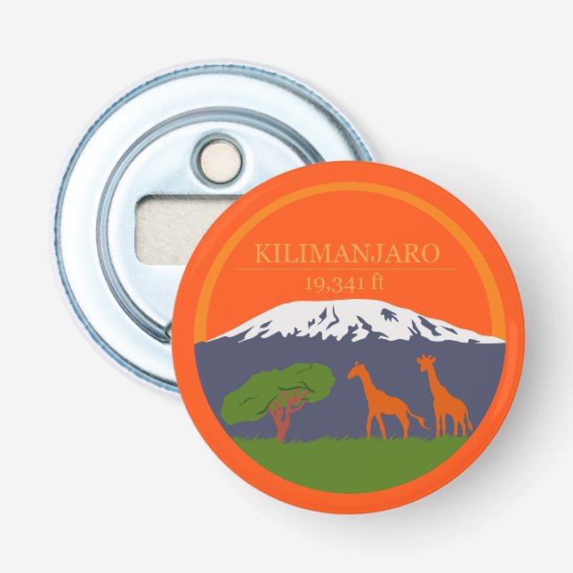Kilimanjaro Altitude Bottle Opener (Front)