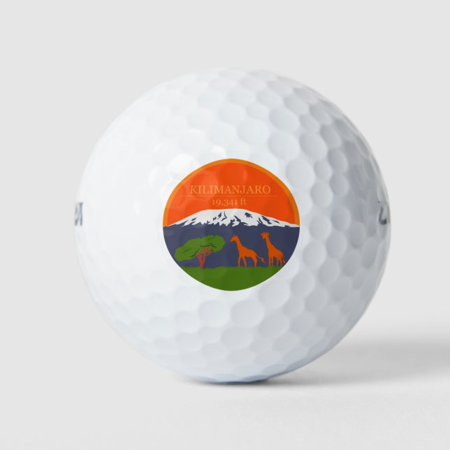 Kilimanjaro Altitude Golf Balls (Front)
