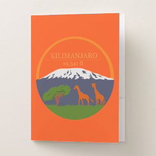 Kilimanjaro Altitude Pocket Folder