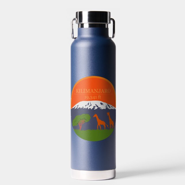 Kilimanjaro Altitude Water Bottle (Front)