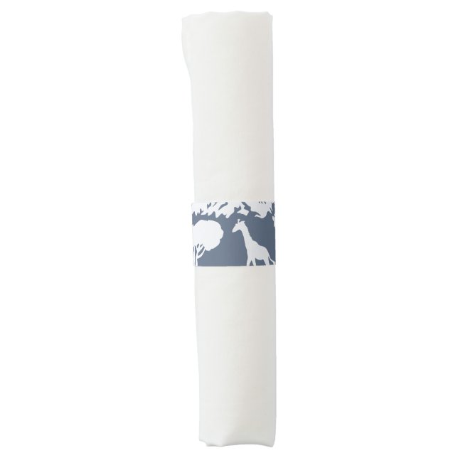 Kilimanjaro (Blue) Napkin Bands (Front)