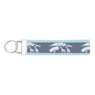 Kilimanjaro (Blue) Wrist Keychain