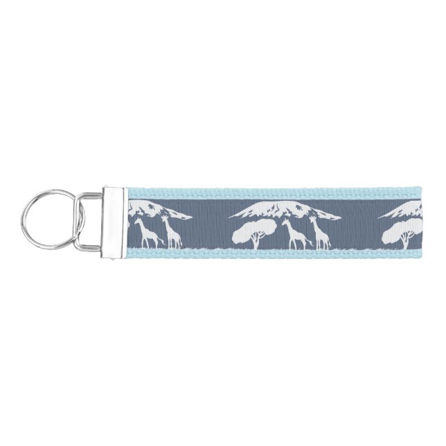 Kilimanjaro (Blue) Wrist Keychain (Keys on Left)