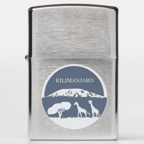 Kilimanjaro Blue Zippo Lighter