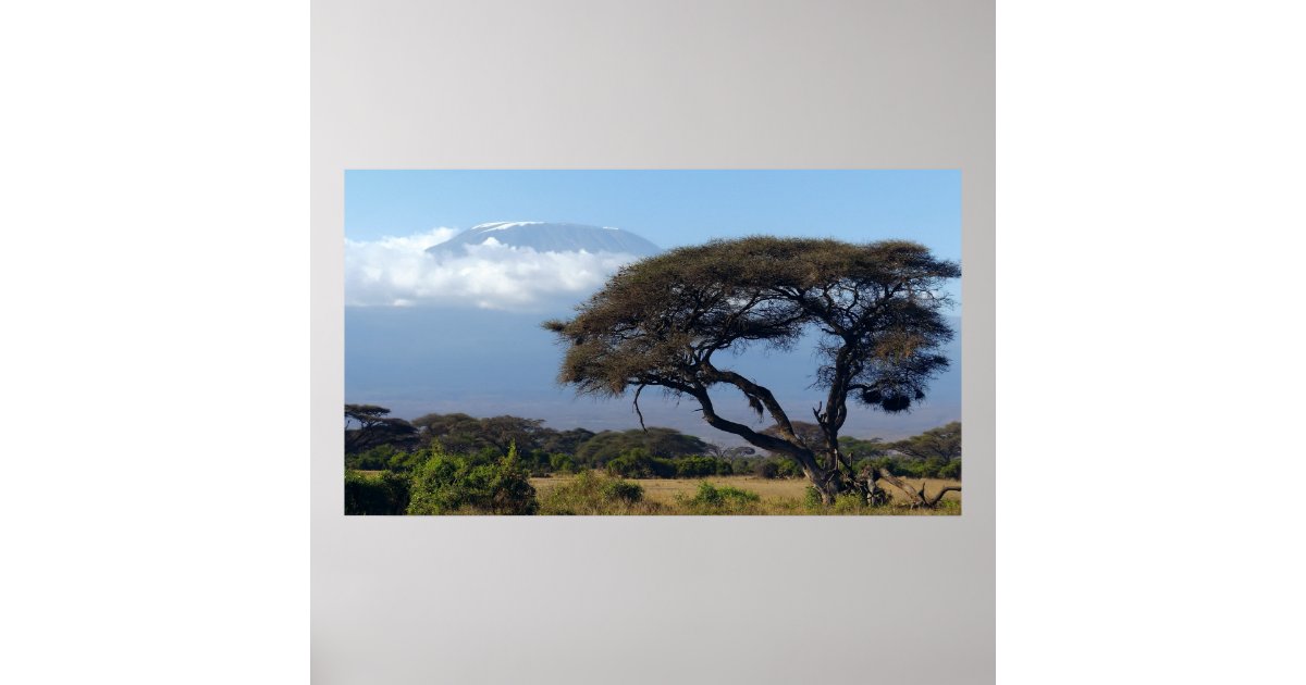 KILIMANJARO CLOUDS POSTER | Zazzle