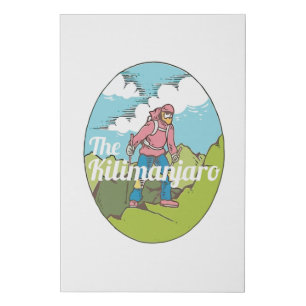 Kilimanjaro Faux Canvas Print