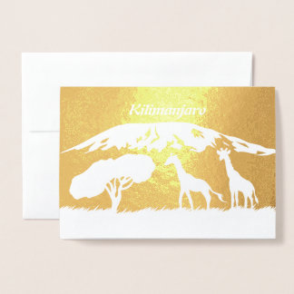 Kilimanjaro Foil Card