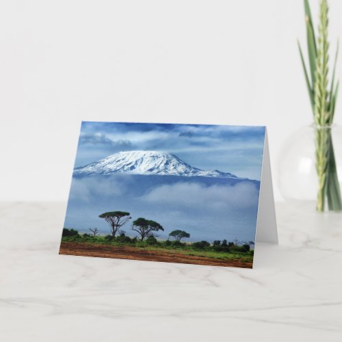 Kilimanjaro Kenya Card