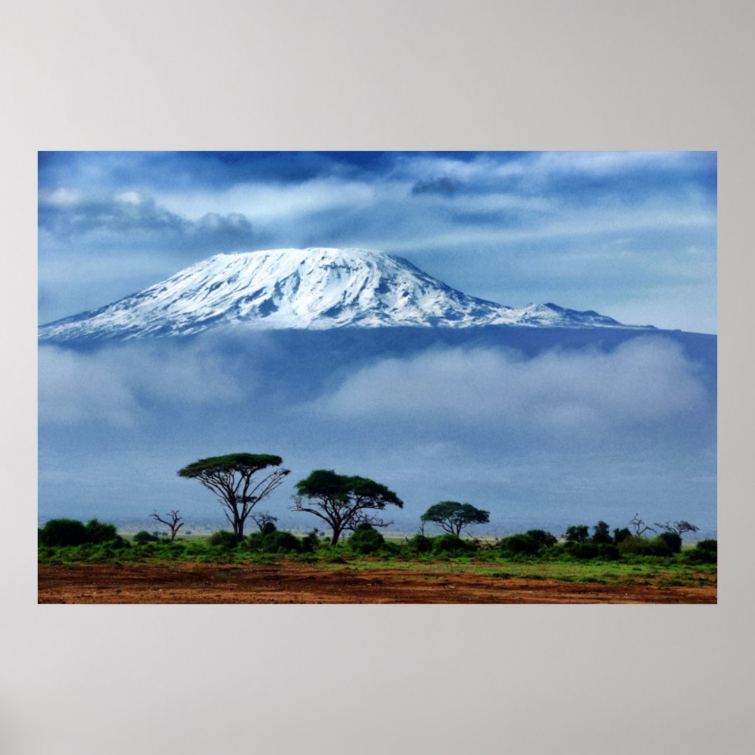 Kilimanjaro Kenya Poster | Zazzle