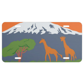 Kilimanjaro License Plate