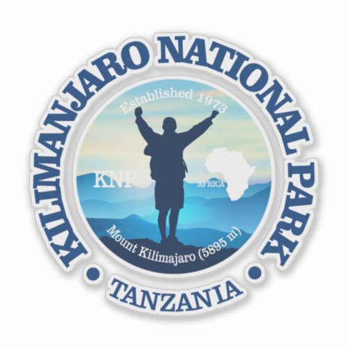 Kilimanjaro NP V Sticker