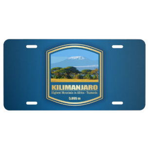 Kilimanjaro (PF) License Plate