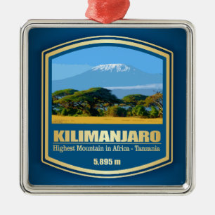 Kilimanjaro (PF) Metal Ornament