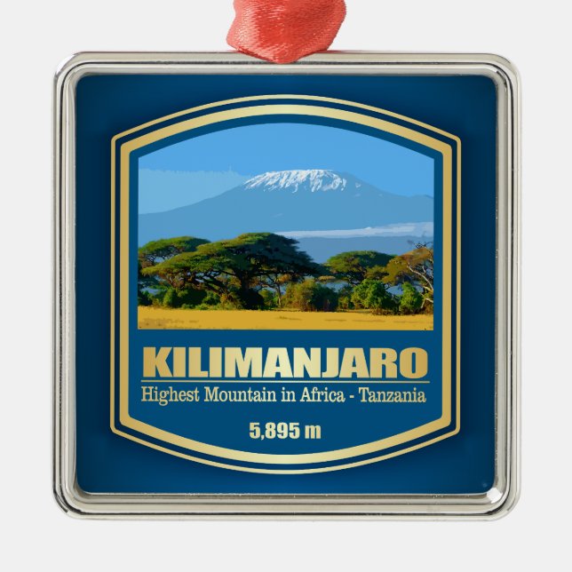 Kilimanjaro (PF) Metal Ornament (Front)