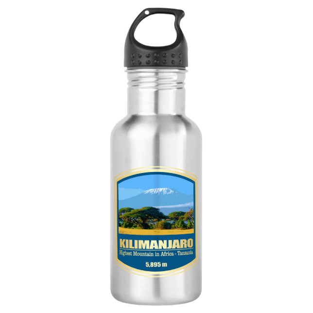 Kilimanjaro (PF) Stainless Steel Water Bottle (Front)