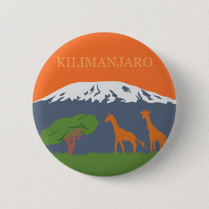 Kilimanjaro Pinback Button