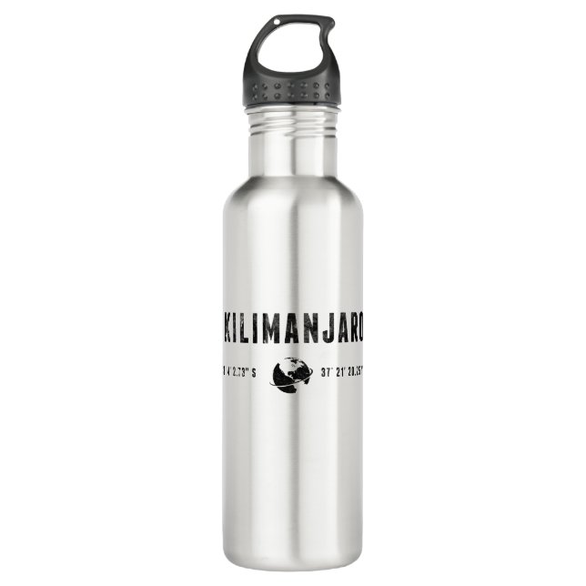 Kilimanjaro Stainless Steel Water Bottle (Front)