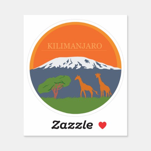 Kilimanjaro Sticker
