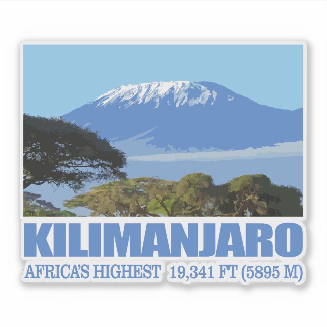 Kilimanjaro Sticker (Front)
