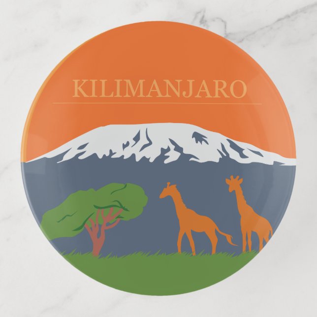 Kilimanjaro Trinket Tray (Front)