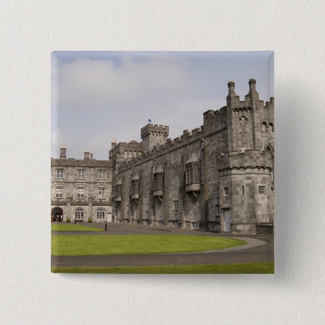 Kilkenny Castle, County Kilkenny, Ireland. Pinback Button (Front)